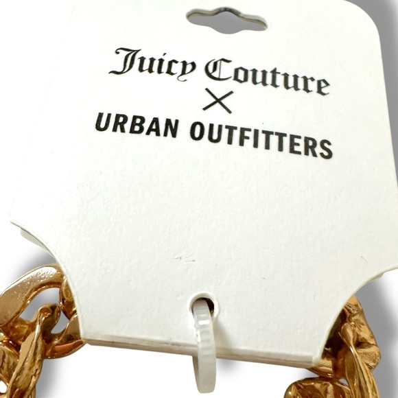 Juicy Couture Retro Y2K Chunky Heart Toggle Bracelet Gold NWT Urban Outfitters - Picture 7 of 11